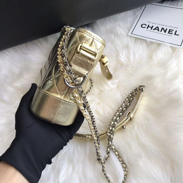 CHANEL GABRIELLE Original Small Hobo Bag A91810 gold