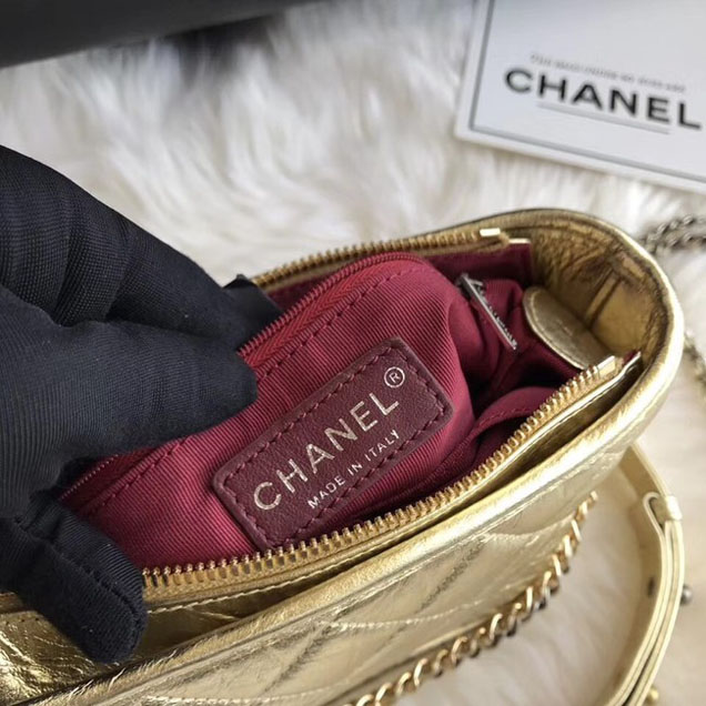 CHANEL GABRIELLE Original Small Hobo Bag A91810 gold