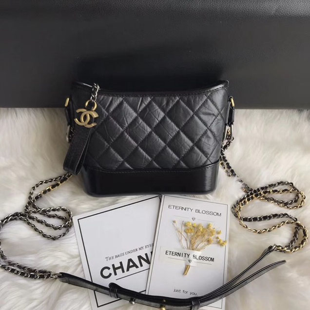 CHANEL GABRIELLE Original Small Hobo Bag A91810 black