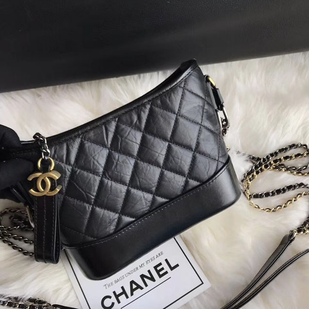 CHANEL GABRIELLE Original Small Hobo Bag A91810 black