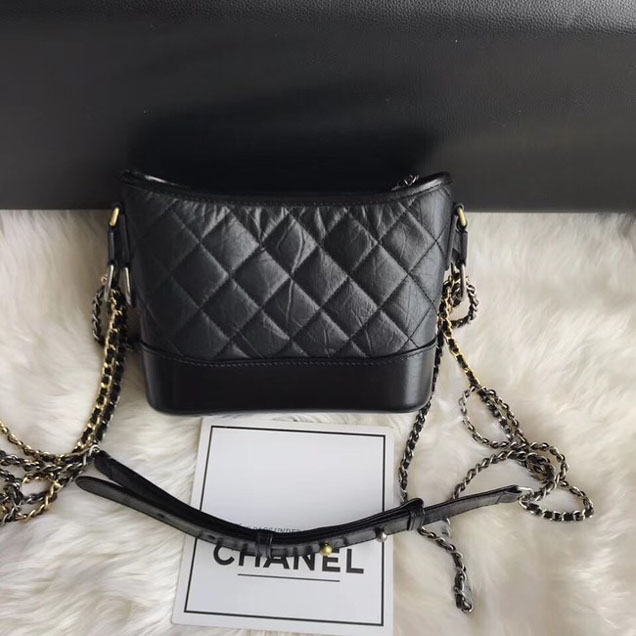 CHANEL GABRIELLE Original Small Hobo Bag A91810 black