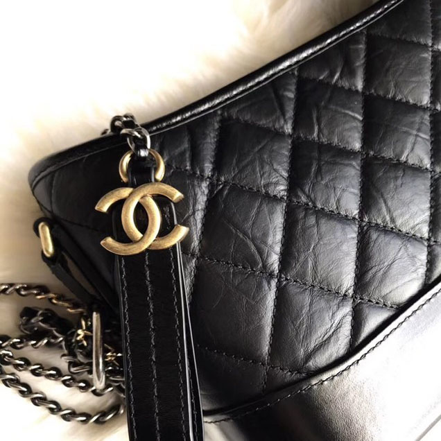 CHANEL GABRIELLE Original Small Hobo Bag A91810 black