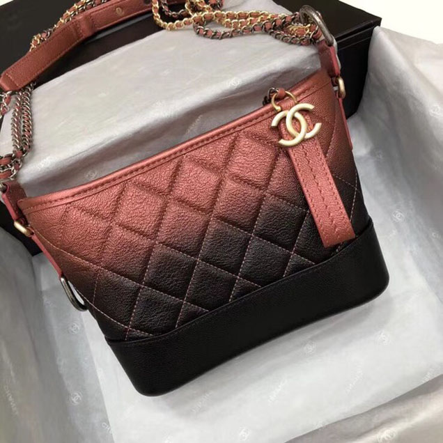 CHANEL GABRIELLE Small Hobo Bag red&black