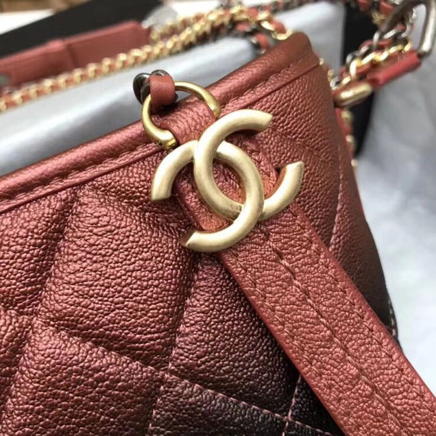 CHANEL GABRIELLE Small Hobo Bag red&black