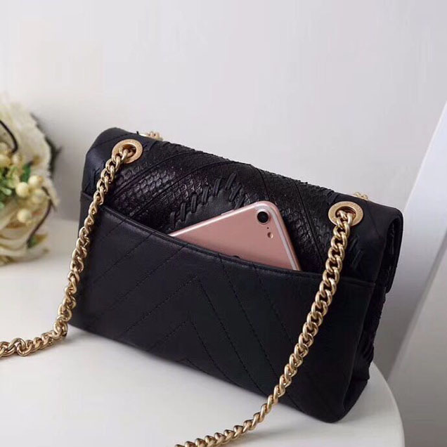 Chanel Flap Original Sheepskin leathershoulder bag 55598 black