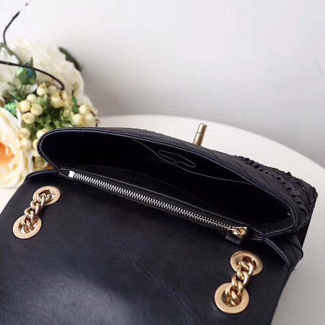 Chanel Flap Original Sheepskin leathershoulder bag 55598 black