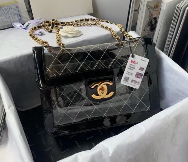 Chanel Large Classic Flap Bag A58999 Transparent 2022