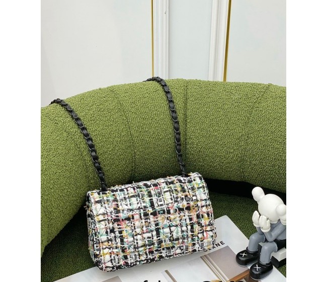 Chanel Tweed Mini Flap Bag A69900 Multicolor 2022 062727