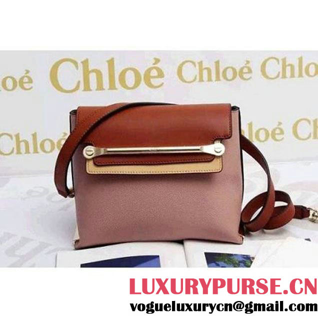 Chloe Clare Mini Shoulder Bag In Brown/Pink (2A137-080716 )