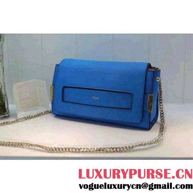 Chloe Elle Clutch Bag With Shoulder Strap In Blue (2B080-050725 )