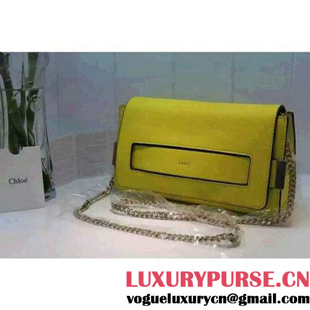 Chloe Elle Clutch Bag With Shoulder Strap In Yellow (2B080-050726 )