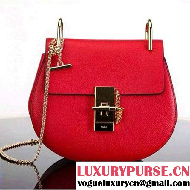 Chloe Drew Shoulder Bag In Red 2015 (2B080-050706 )