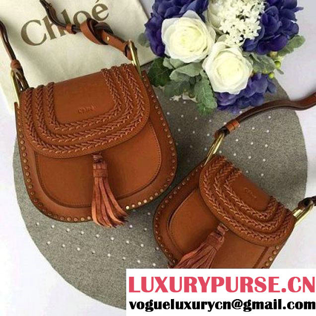 Chloe Hudson Bag In Suede Calfskin Caramel 2016 (1A053-6050521 )