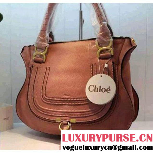 Chloe Marcie Bag In Grained Calfskin Pink (2B020-073005 )