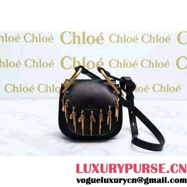 Chloe 3S1220 Mini Hudson Bag With Charms Black F/W 2015 (1A034-102704 )