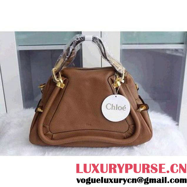 Chloe Paraty Medium/Small Tote Bag in Brown (3b031-041723 )