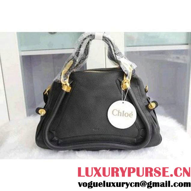 Chloe Paraty Medium/Small Tote Bag in Black (3b031-041726 )