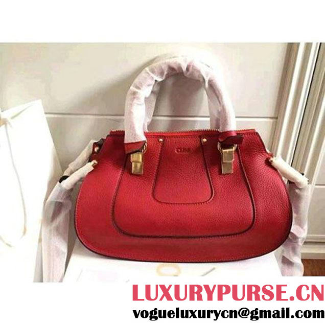 Chloe Hayley Bag In Red Calfskin F/W 2015 (2A118-102203 )