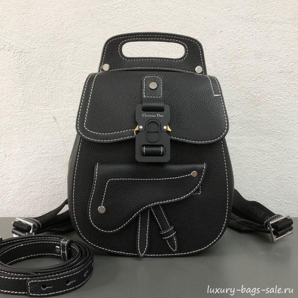 Dior Men's Small Saddle Homme Backpack Black 2019 Collection