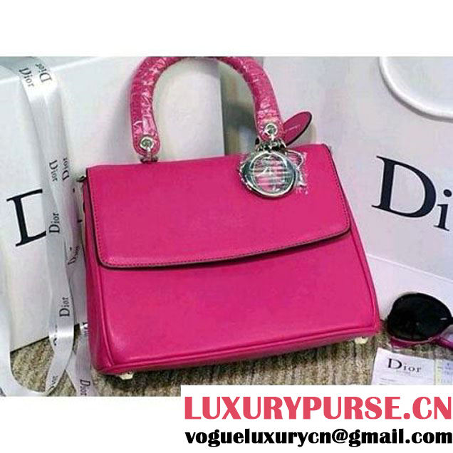 Be Dior Flap Medium Bag in fushia (d3670ax ) (d3670ax )