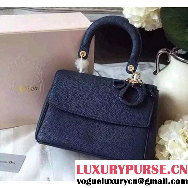 Dior Small Be Dior Bag In Dark Blue Bullcalf Leather (1C065-092220 )