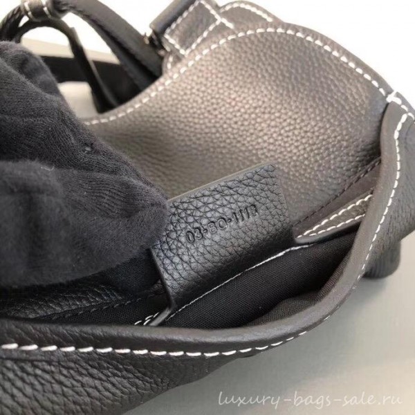 Dior Grained Calfskin Saddle Messenger Bag DIOR x KAWS Black 2019