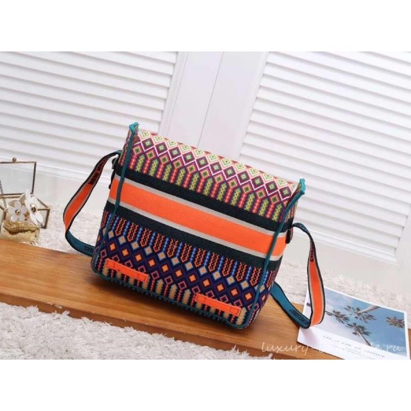 Dior Multi-Coloured Canvas Diorcamp Messenger Bag 2019