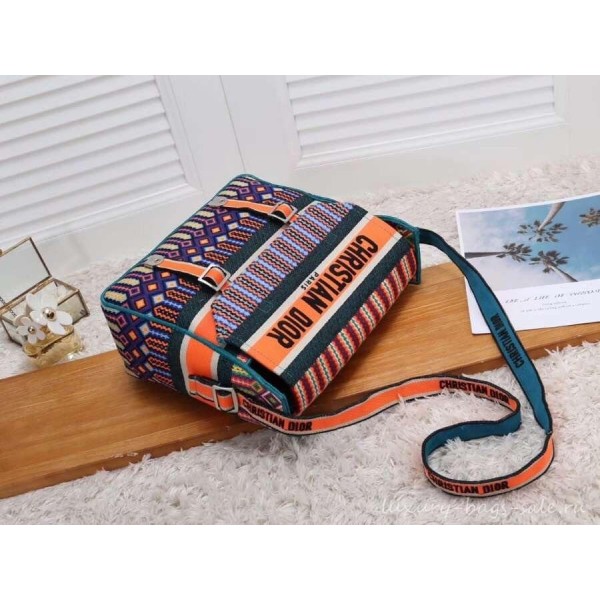 Dior Multi-Coloured Canvas Diorcamp Messenger Bag 2019