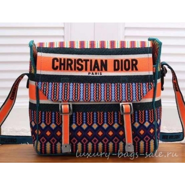 Dior Multi-Coloured Canvas Diorcamp Messenger Bag 2019