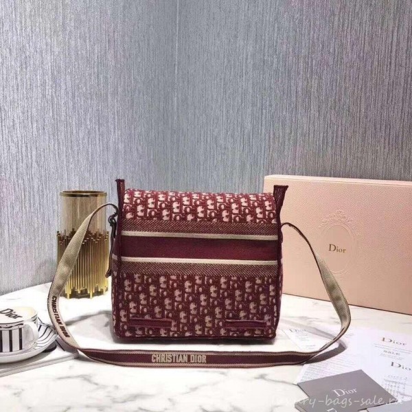 Dior Oblique Canvas Diorcamp Messenger Bag Red 2019
