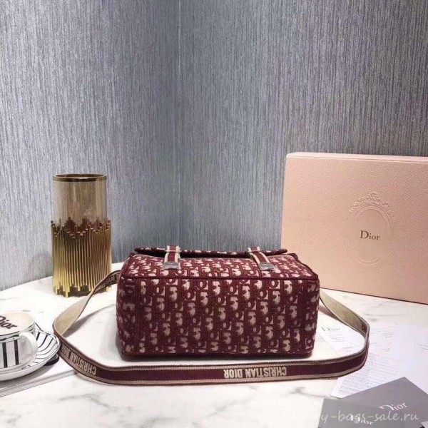 Dior Oblique Canvas Diorcamp Messenger Bag Red 2019