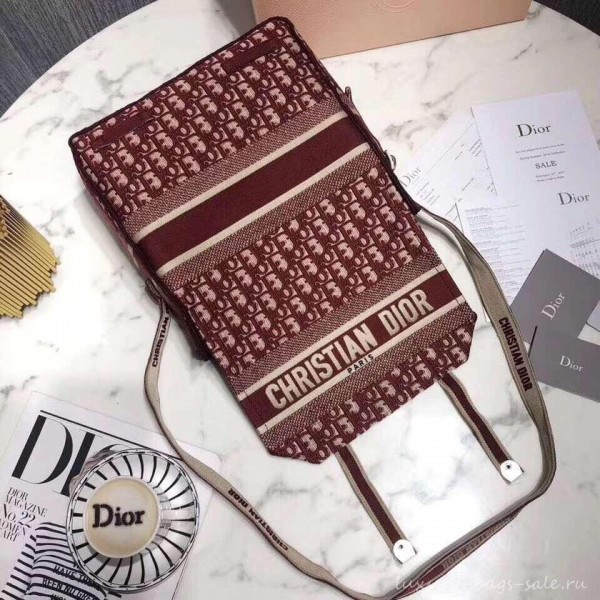 Dior Oblique Canvas Diorcamp Messenger Bag Red 2019