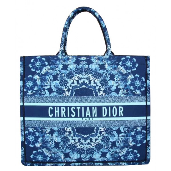 Christian Dior Book Tote bag Blue