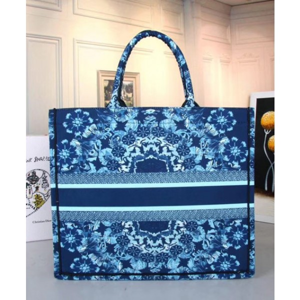 Christian Dior Book Tote bag Blue