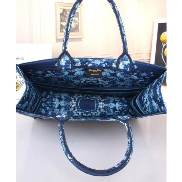 Christian Dior Book Tote bag Blue