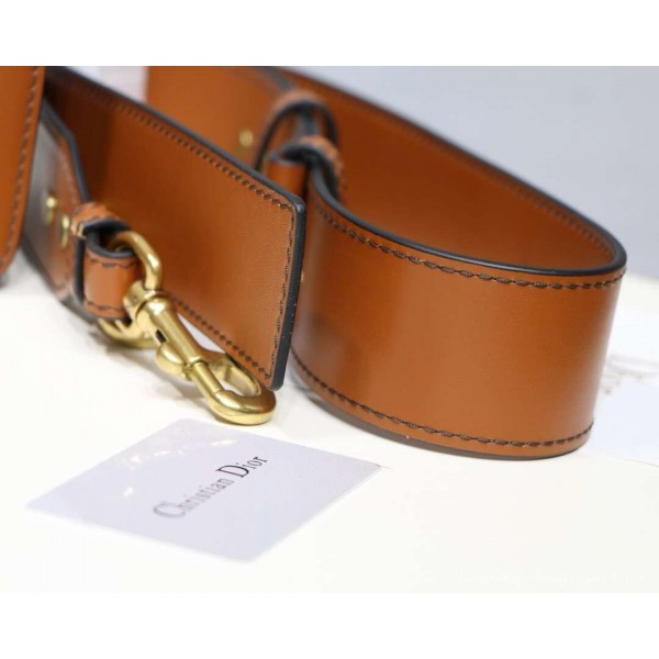 DIOR DIO(R)EVOLUTION FLAP BAG camel/gold