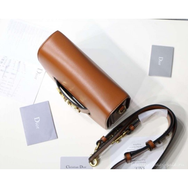 DIOR DIO(R)EVOLUTION FLAP BAG camel/gold