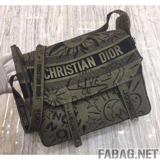 Dior Oblique Diorcamp Messenger Bag Dark Green 2019 (JPH-9022743 )