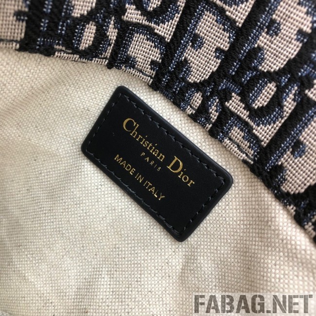 Dior CD Oblique Canvas Saddle Belt Bag Blue 2019 (WEIP-9031614 )