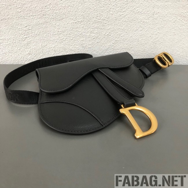 Dior CD Saddle Belt Bag Black 2019 (WEIP-9031612 )