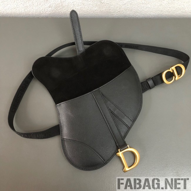 Dior CD Saddle Belt Bag Black 2019 (WEIP-9031612 )