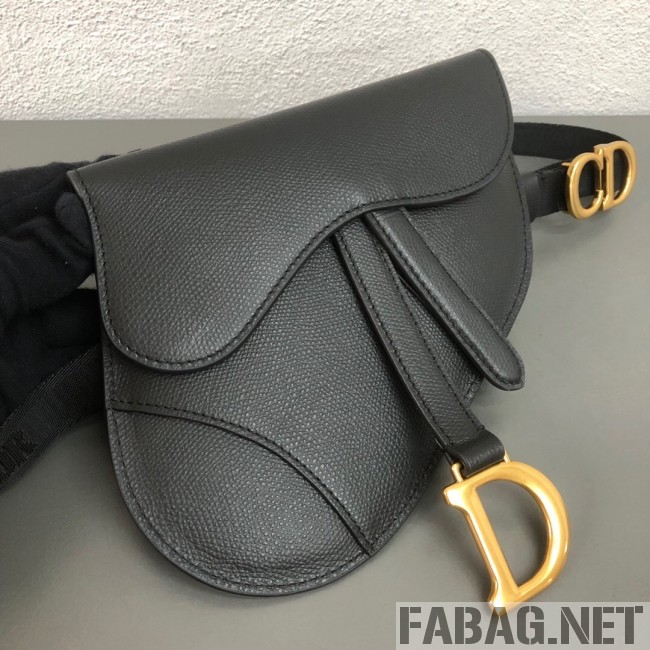 Dior CD Saddle Belt Bag Black 2019 (WEIP-9031612 )