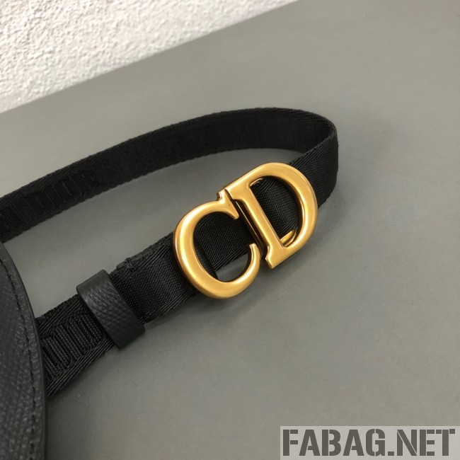 Dior CD Saddle Belt Bag Black 2019 (WEIP-9031612 )