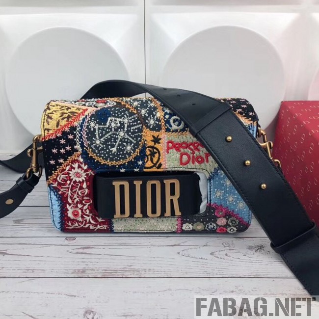 Dior Dio(r)evolution Bag in Embroidered Calfskin 2019 (XYD-9031528 )