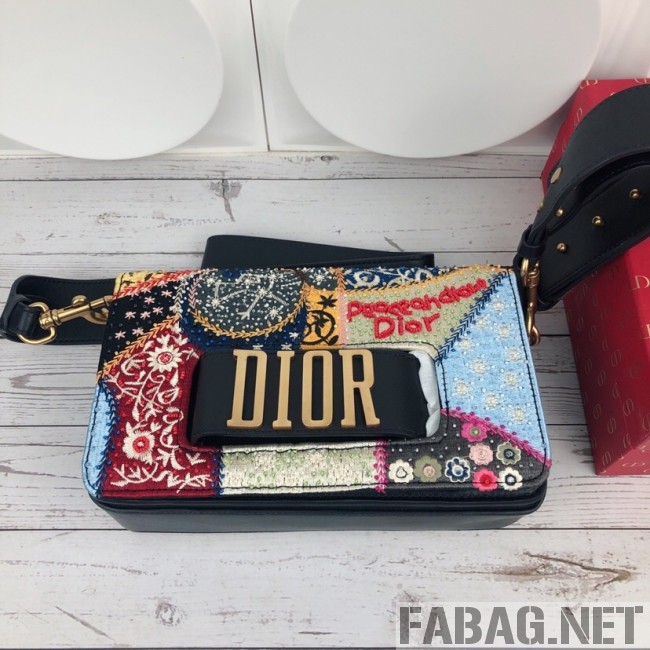 Dior Dio(r)evolution Bag in Embroidered Calfskin 2019 (XYD-9031528 )
