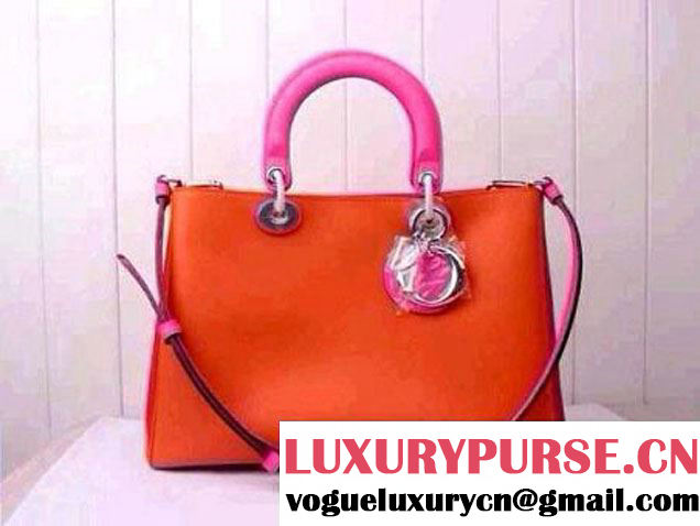 Dior Diorissimo Medium Bag Orange