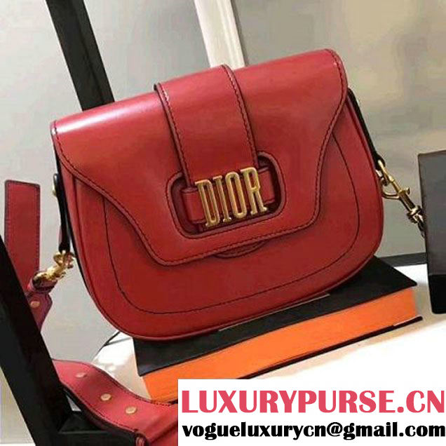 Dior Calfskin D-Fence Saddle Bag Red Summer 2017 (1C065-7032911 )