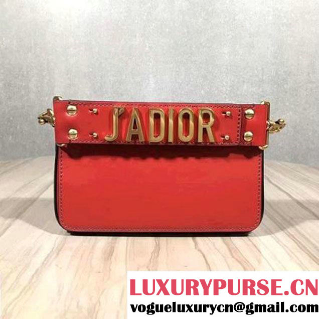 Dior J'ADIOR Flap Bag With Shoulder Strap Red 2017 (2A055-7041929 )