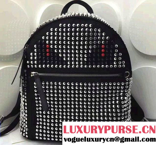 Fendi Studs Bag Bugs Monster Backpack Bag 2015