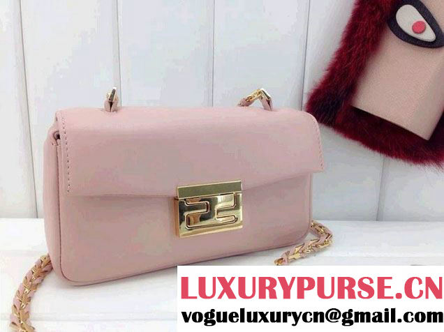 Fendi Be Baguette Mini Bag Pink